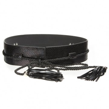 11.68€ Cinturon Python negro